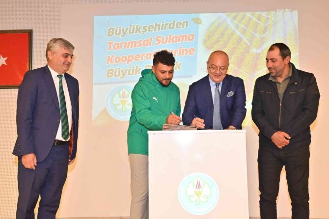Manisa Büyükşehir Belediyesinden Sulama Kooperatiflerine Destek
