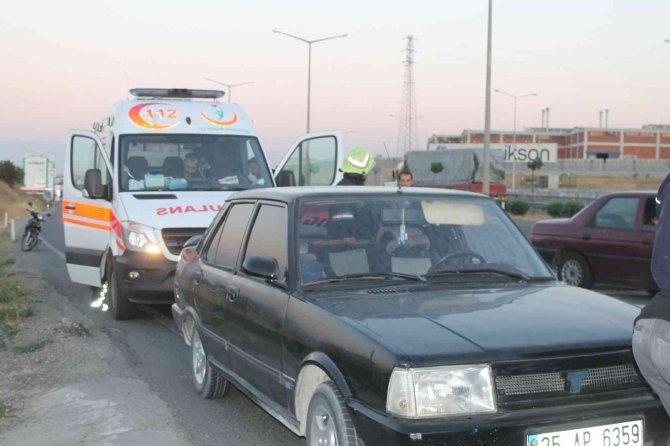Karayolunda Aracından Çıkan Sürücüye Otomobil Çarptı