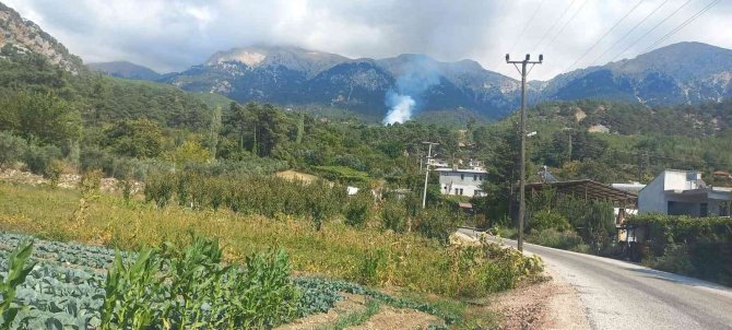 Seydikemer’de Orman Yangını Ekiplerin Zamanında Müdahalesiyle Söndürüldü