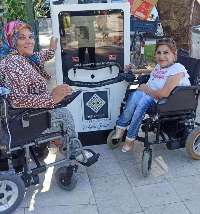 Osmaniye’de Engelli Araç Şarj İstasyonu Kuruldu