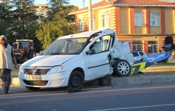 Tavşanlı’da Trafik Kazası: 1 Yaralı