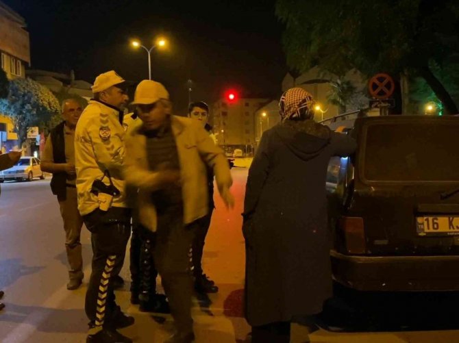Polisin Sürücü İle İmtihanı Kamerada