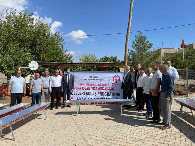 Siirt’te Besicilere 70 Adet Hayvan İçme Suyu Tesisi Dağıtıldı