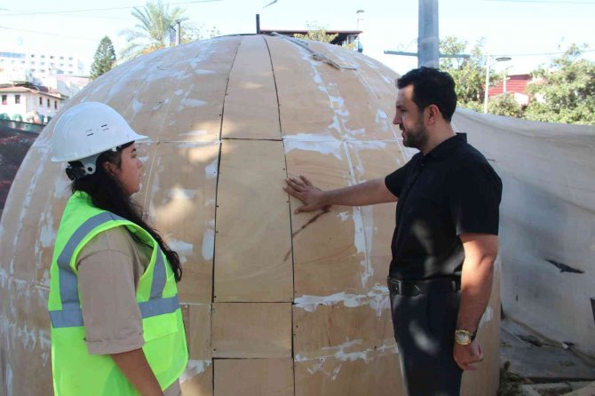 Tarihi Saat Kulesi, 80 Yıl Sonra Kubbesine Kavuşuyor