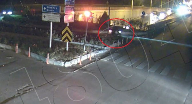 Motosikletin Devrilme Anı Kgys Kamerasında