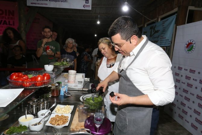 Tütüncü, Kadın Kooperatifleri Festivali’nde Yemek Pişirdi