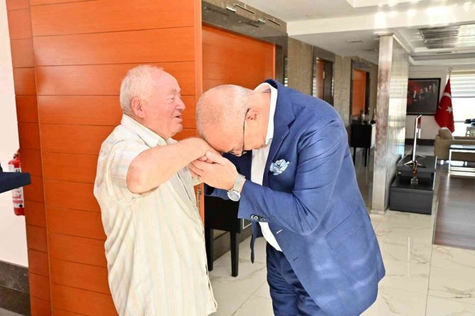 Başkan Ergün’den Sadullah Bakkal’a Teşekkür