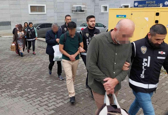 Samsun’da Fetö’den Gözaltına Alınan 6 Kişi Adliyeye Sevk Edildi