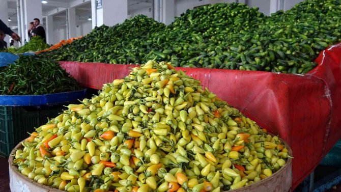Turşuluklar Pazar Tezgahlarını Süslüyor