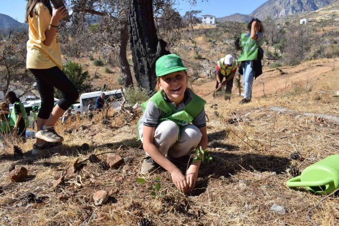 Yk Enerji, Yeniköy İ̇lköğretim Okulu Öğrencileri İle Çökertme’yi Yeşillendiriyor
