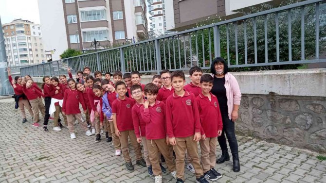 Ahmet Saka İ̇lköğretim Okulu Öğrencileri Çocuk Trafik Eğitim Merkezi’ne Konuk Oldu