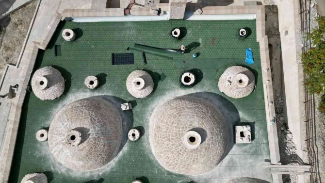 Tarihi Kılıçarslan Hamamı Restorasyon Çalışmaları İle Korunuyor