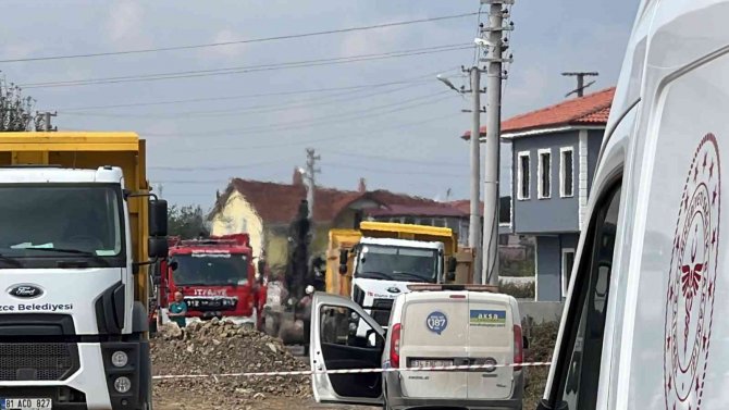 Düzce’de Doğal Gaz Boru Hattında Patlama Meydana Geldi