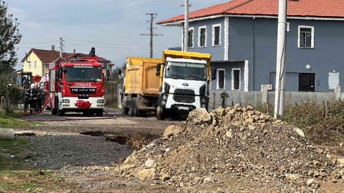 Düzce’de Doğal Gaz Boru Hattında Patlama Meydana Geldi