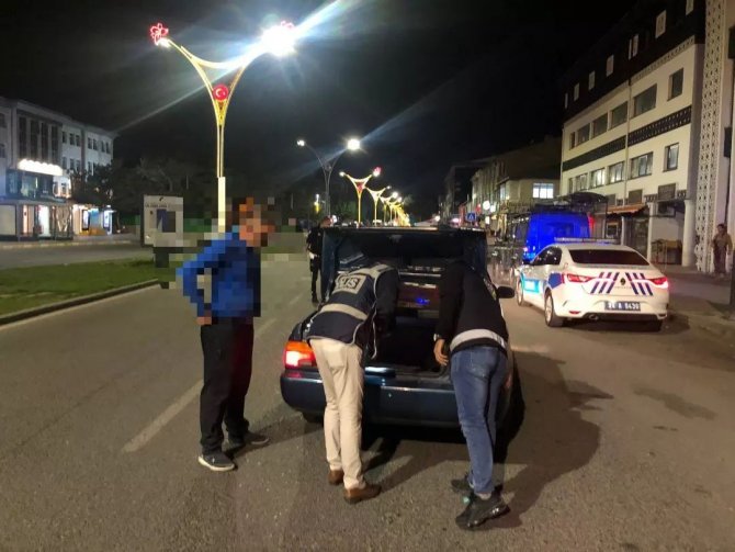 Erzincan’da Asayiş Uygulaması Gerçekleştirildi