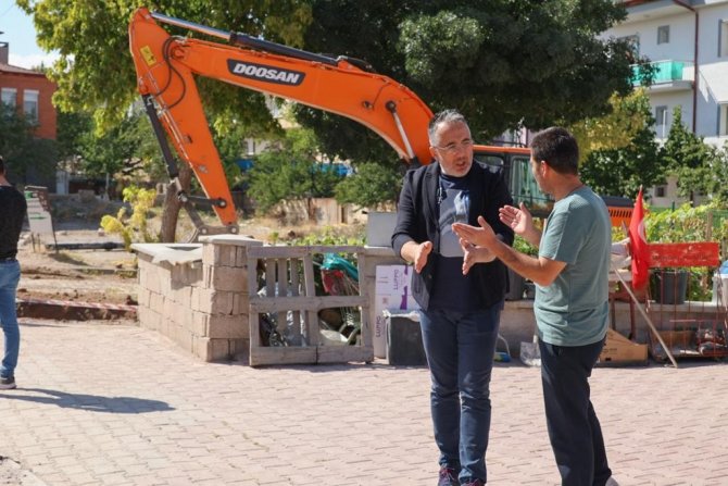 Başkan Mehmet Savran Altyapı Yenileme Çalışmalarını İnceledi