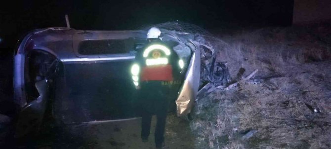 Otomobil Takla Attı: 1 Yaralı