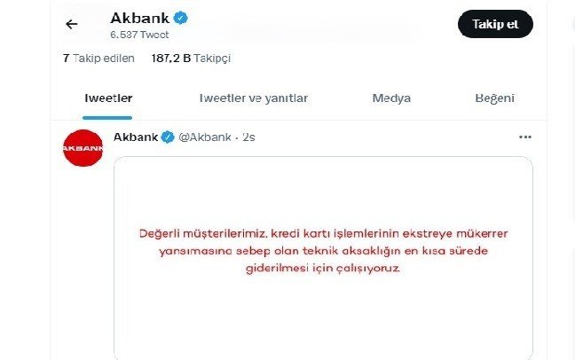 Akbank’tan Taksitler İki Kez Çekildi, Bankadan Açıklama Geldi