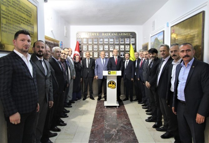 Milletvekili Kılavuz Ve Myk Üyelerinden Başkan Pekmezci’ye Ziyaret