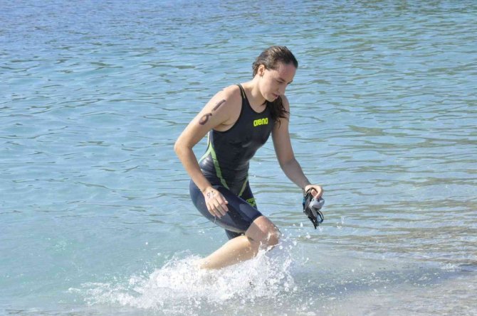 Fethiye’de 3. Spor Festivali Açık Su Yüzme Yarışı Yapıldı
