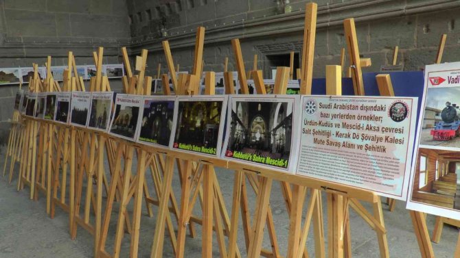 ’Hicaz’da Osmanlı İ̇zleri, Hamidiye Hicaz Demiryolu Fotoğraf Sergisi’ Açıldı