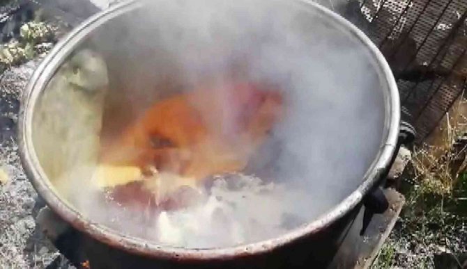 Sivas’ın Üzümleri Geleneksel Yöntemlerle Pekmeze Dönüştürülüyor