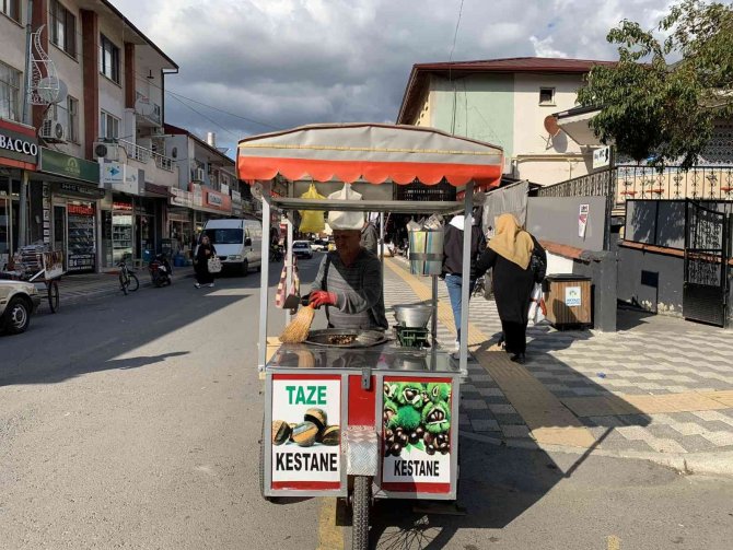 36 Yıldır Sokaklarda Kestane Satarak Geçimini Sağlıyor