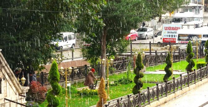 Tokat’ta Dolu Yağışı