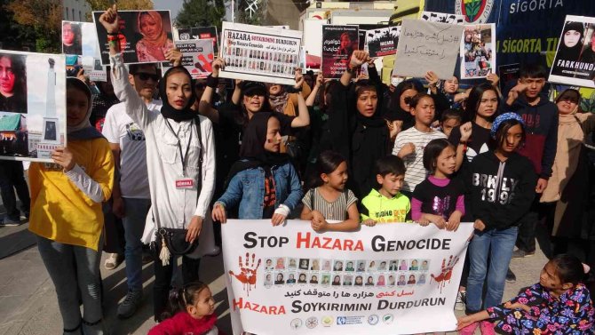 Van’da Yaşayan Afganlılar Hazara Soykırımın Durdurulmasını İstedi