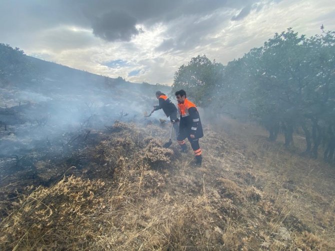 Bayburt’ta Örtü Yangını