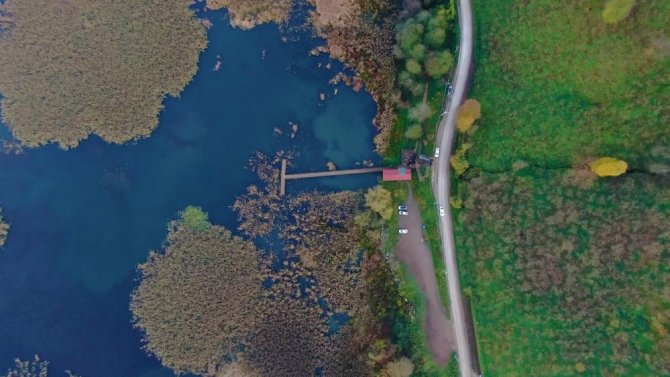 Efteni Gölü, Sonbaharda Doğaseverleri Mest Ediyor