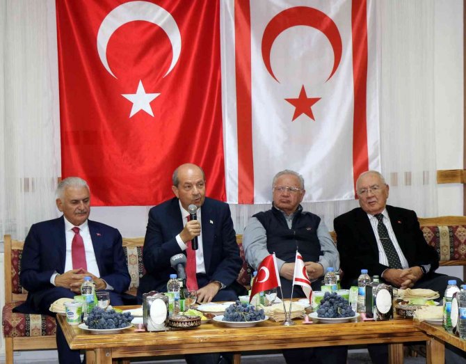 Kktc Cumhurbaşkanı Tatar, Erzincan’da Kıbrıs Gazileriyle Buluştu