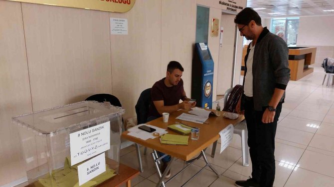 Samsun Barosu’nda Avukatlar Sandık Başına Gitti