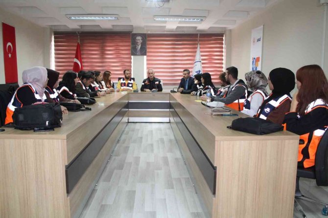 Destek Afad Gönüllülerinin Eğitimi Başladı