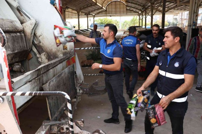Şanlıurfa’da Tarihi Geçmiş Binlerce Ürün İmha Edildi