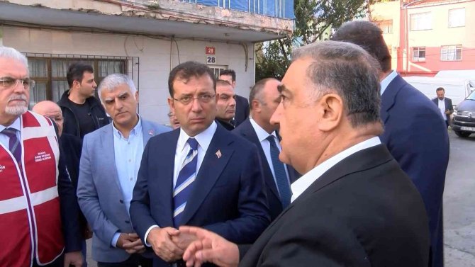 İ̇bb Başkanı İ̇mamoğlu: “Binanın Sağlam Kalan Tek Dairesinde Doğalgaz Aboneliği Var”
