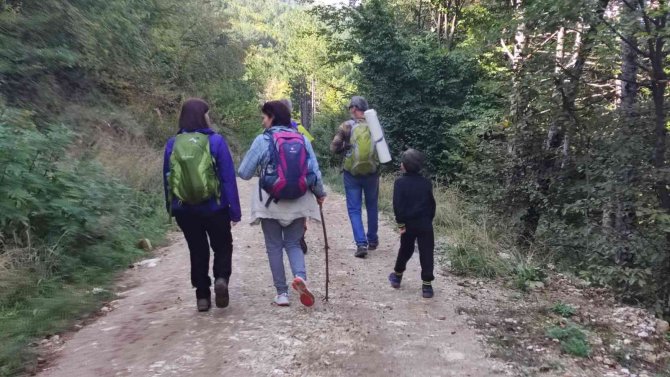 Aileler Doğa Yürüyüşünde Buluştu.