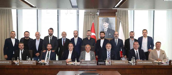 1. Lig Kulüpler Birliği’nden Tff Başkanı Büyükekşi’ye Ziyaret