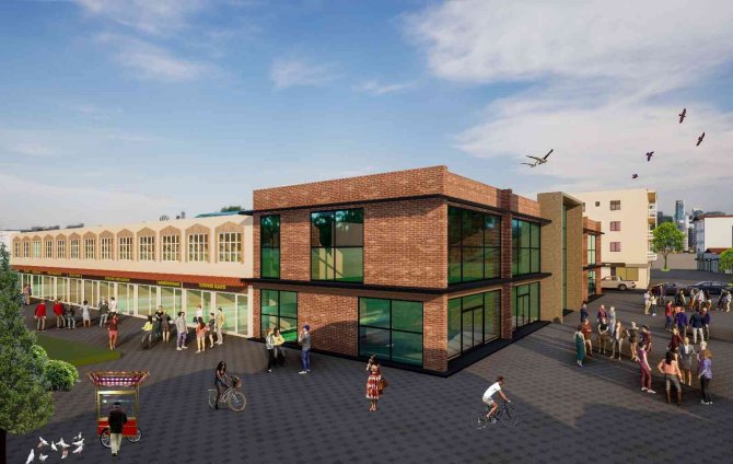 Uşak Belediyesi’nin Eski Hizmet Binası Yeni Yüzüne Kavuşuyor