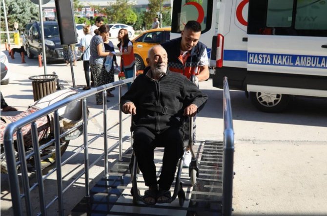 Büyükşehirden Kore Gazisine Ambulans