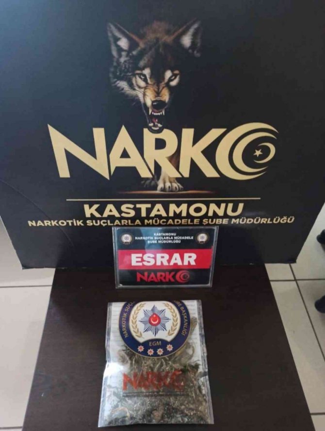 Kastamonu’da Uyuşturucu Operasyonu: 1 Tutuklama