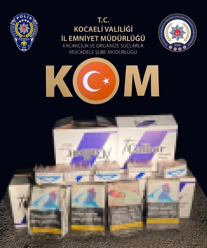 Kocaeli’de 53 Bin 740 Makaron Ele Geçirildi