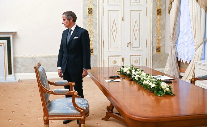 Rusya Devlet Başkanı Putin, Uaea Başkanı Grossi İle Bir Araya Geldi