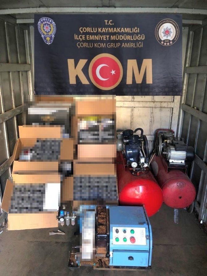Tekirdağ’da Tütün Ve Makaron Operasyonu