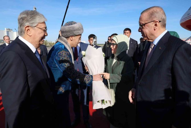 Cumhurbaşkanı Erdoğan Kazakistan’da
