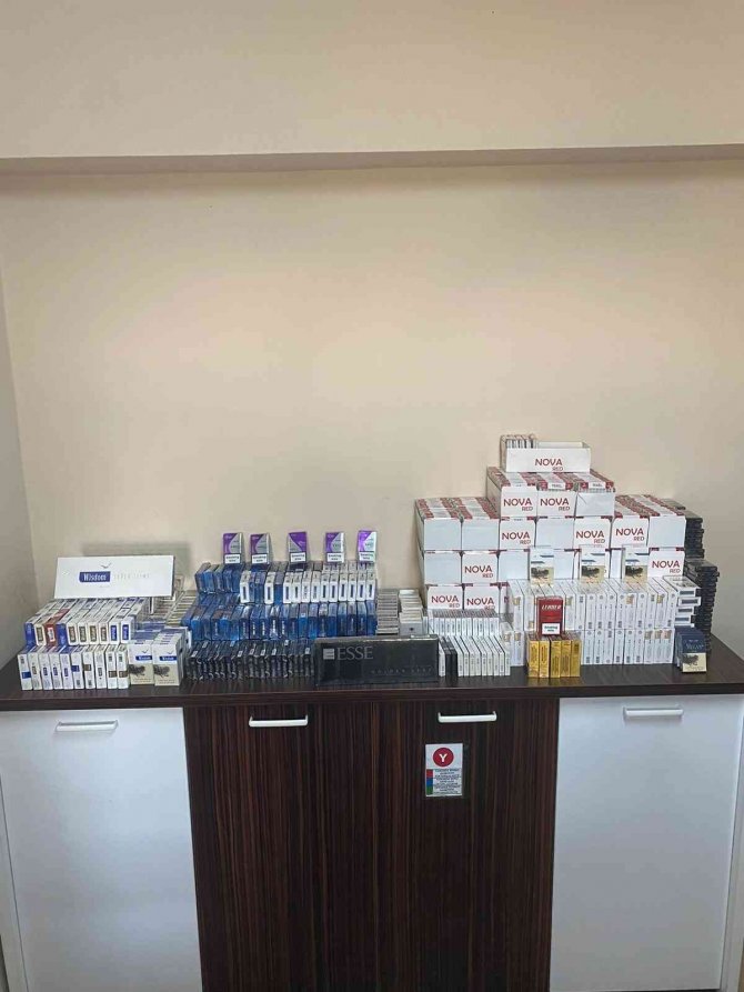 Aşkale’de Kaçak Sigara Operasyonu