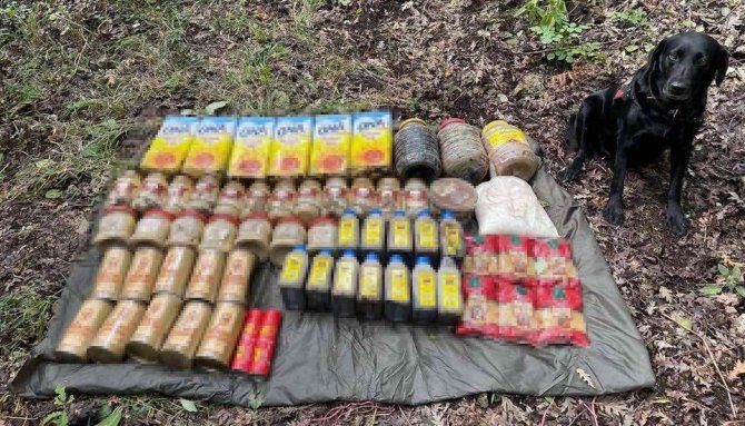 Amanoslar’da Pkk’ya Ait 2 Depoda Çok Sayıda Gıda Maddesi Ele Geçirildi