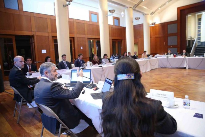 Hazine Ve Maliye Bakanı Nebati’den Abd-türkiye İ̇ş Konseyi Temsilcileri İle Toplantı