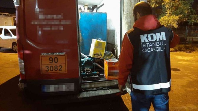 İ̇stanbul’da 51 Ton Kaçak Akaryakıt Ele Geçirildi