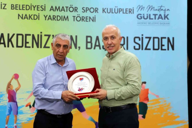 Akdeniz Belediyesinden Amatör Kulüplere 317 Bin 500 Tl Destek